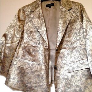 Talbot gold Blazer sz 14 petite